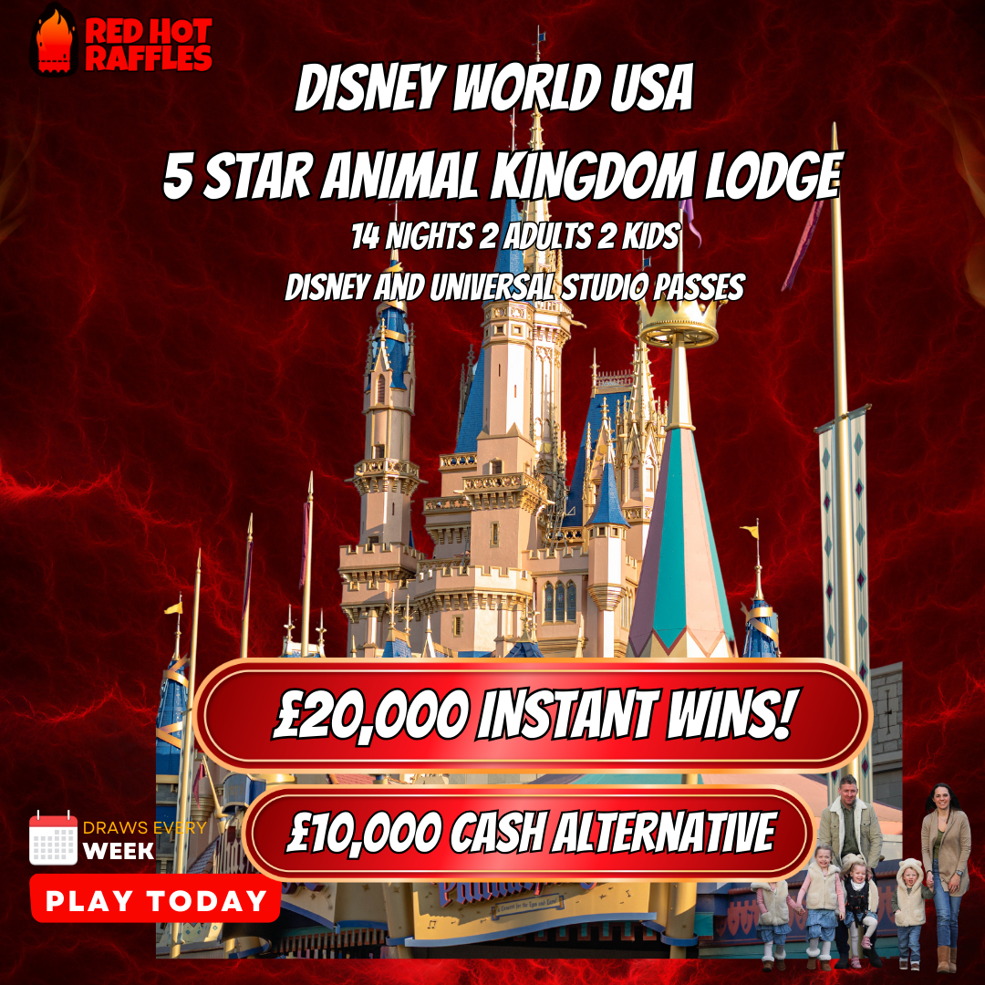 Wdw Raffle Disney World Florida 5 star Animal Kingdom Park for 2 adults, 2 kids ...