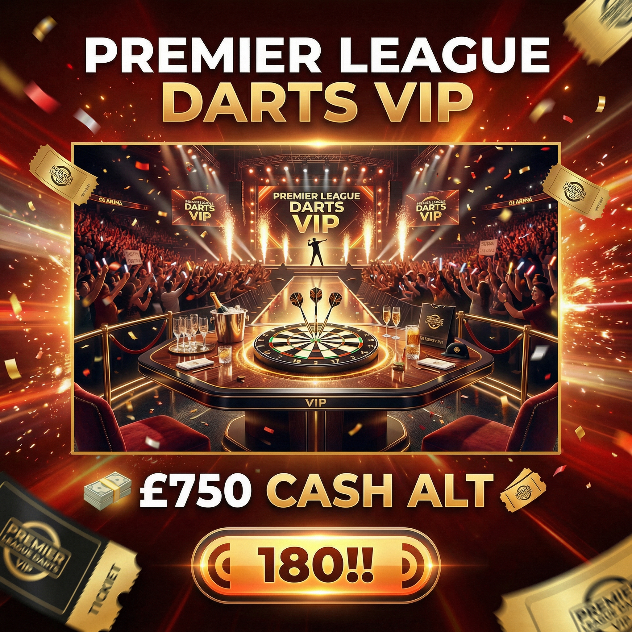 Ultra VIP Darts – Premier League Final x 2 at the O2 in London may 28th ...