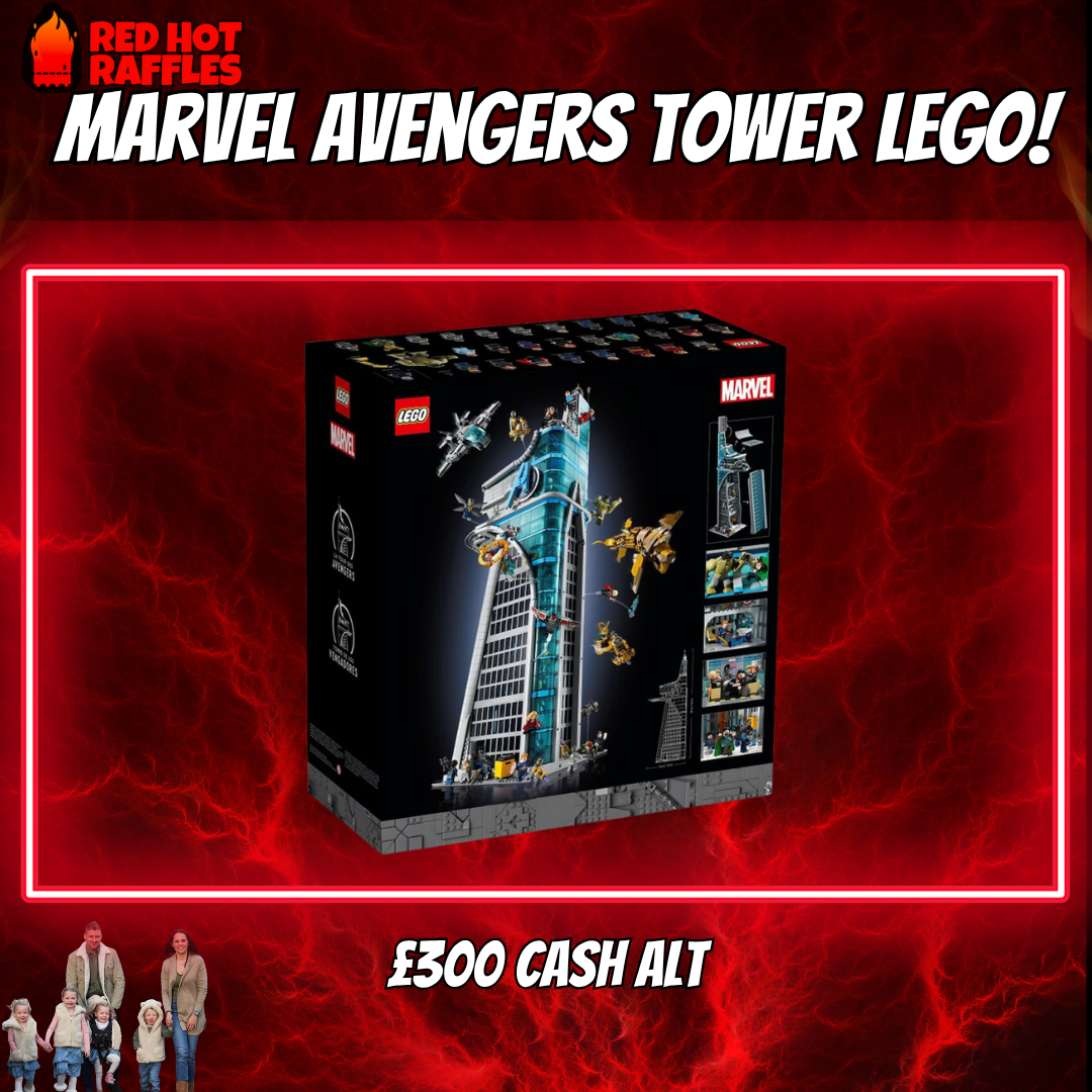 lego marvel avengers tower or £300 cash alternative