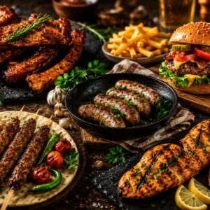 Big BBQ Feast Package from Tunstall Meat company! serves 10! #4