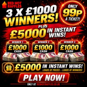 3 x &pound;1k winners and &pound;5000 instant winners! classic comp!