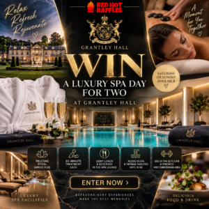 🧖&zwj;♀️ WIN A LUXURY SPA DAY FOR TWO AT GRANTLEY HALL! 🥂✨    (&pound;500 cash alt)