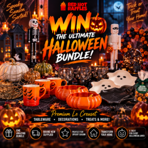 🎃 WIN THE ULTIMATE LUXURY LE CREUSET / JOHN LEWIS HALLOWEEN HOME BUNDLE! 👻🦇