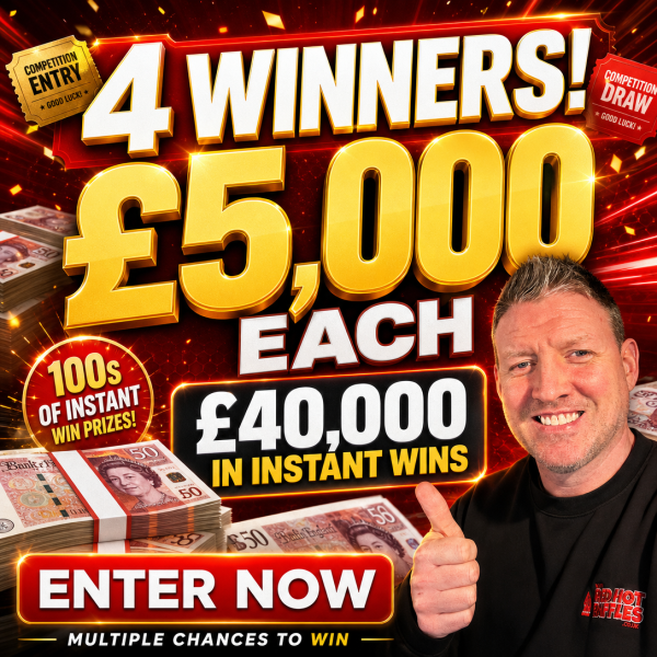 Competition Advert - &pound;5K Cash Winners