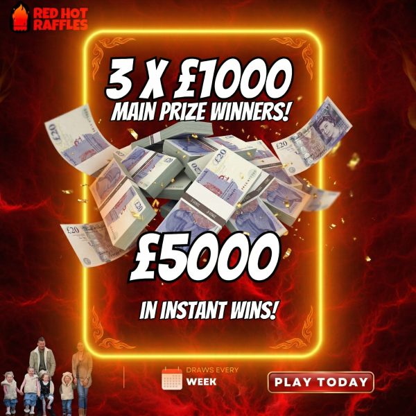 Enhanced Red Hot Raffles Graphic